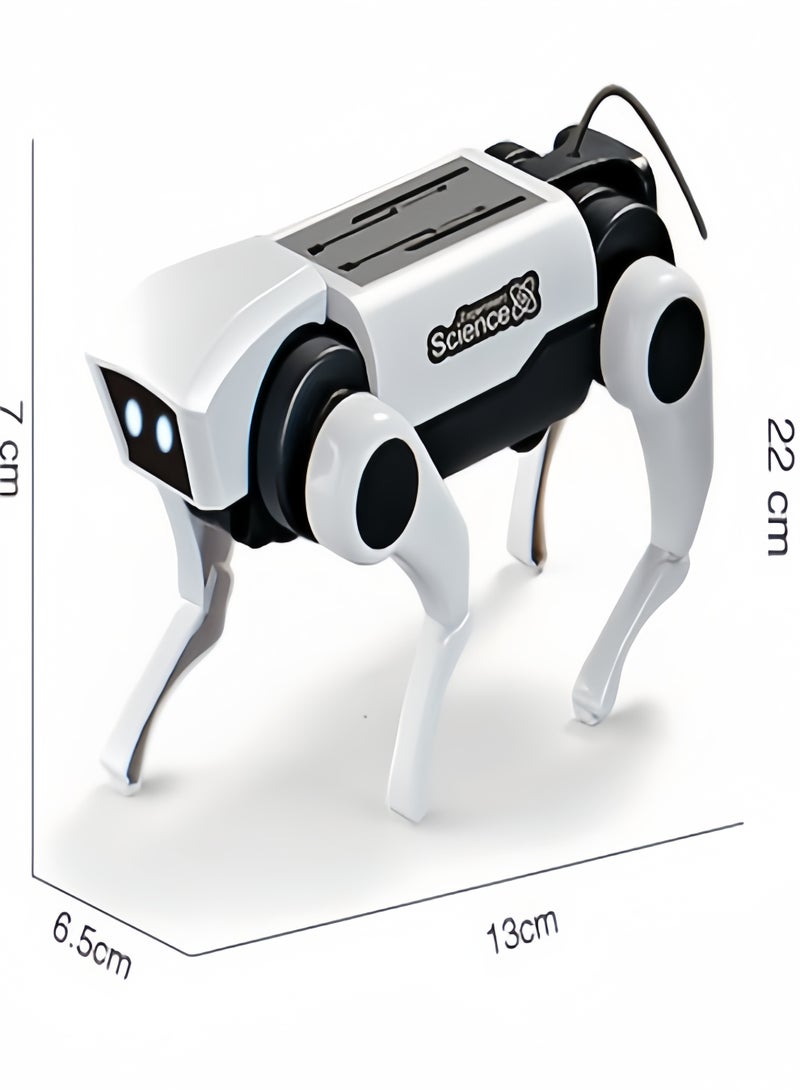 كيفن لعبة الكلب الميكانيكي والقطط للأطفال مع جهاز التحكم عن بعد ومجموعة تجميع DIY تمشي الكلب الميكانيكي - Image 3