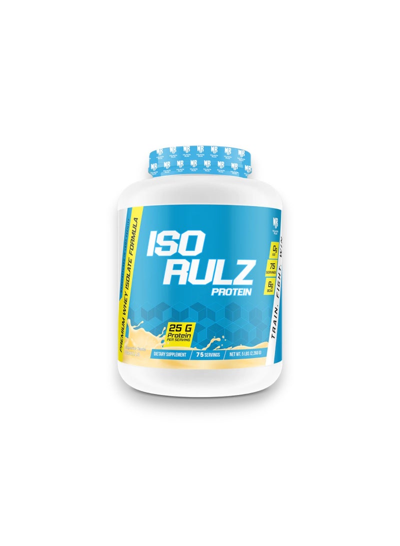 ISO Rulz، تركيبة معزولة من مصل اللبن الفاخر، بنكهة الفانيليا، 5 أرطال