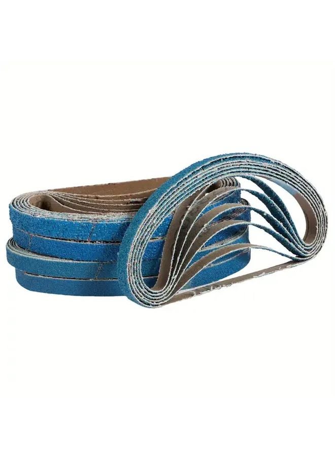 25pcs 3 8x13 Zirconia Abrasive Belt 40 60 80 100 120 Grit For Metal Polishing Woodworking - Image 1