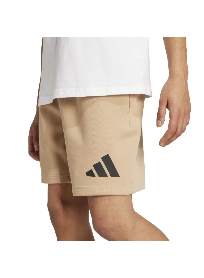 adidas شورت تدريب رجالي بني