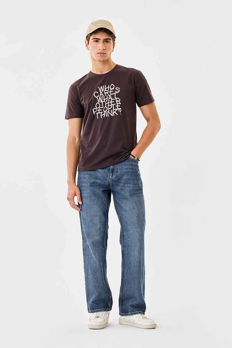 سنيتش تيشيرت مطبوع بقصة عادية