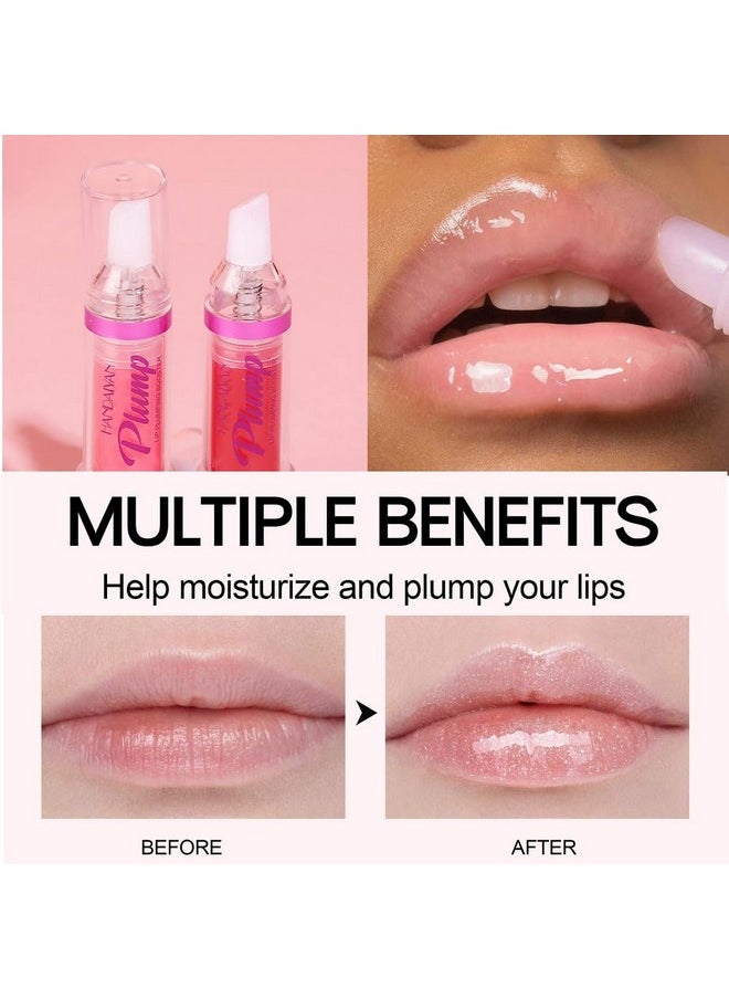 wenfeng WenFeng Spicy Lip Plumping Booster,Plumping Lip Oil with Chili Extract,Plump and Pout Lip Plumper for Women Girls,Fuller Lips Instantly,Hydrating,High-Shine (06)  - Image 4