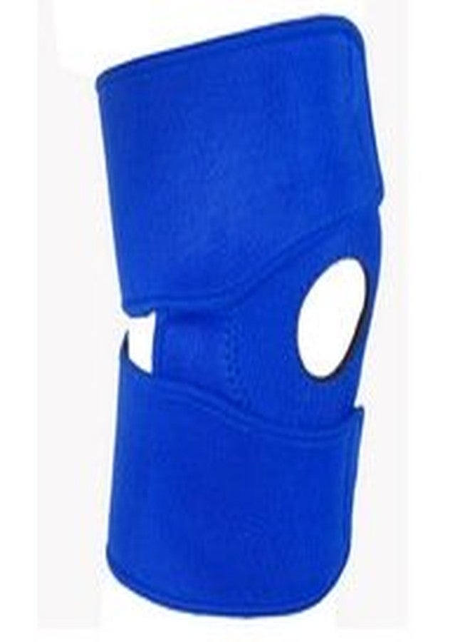 جيرن واقيات الركبة للرياضات الخارجية والتسلق، قابلة للتعديل بواسطة شريط لاصق - أزرق - Image 2