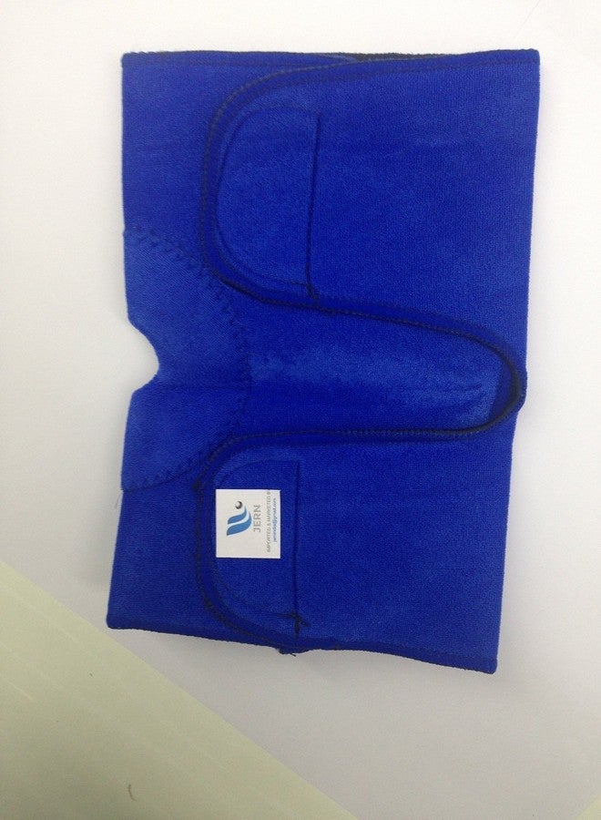 جيرن واقيات الركبة للرياضات الخارجية والتسلق، قابلة للتعديل بواسطة شريط لاصق - أزرق - Image 4