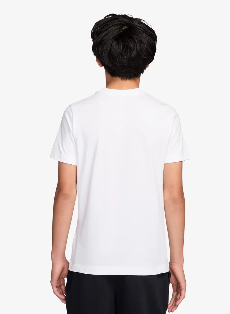 Nike Youth Nsw Boxy Hoops T-Shirt