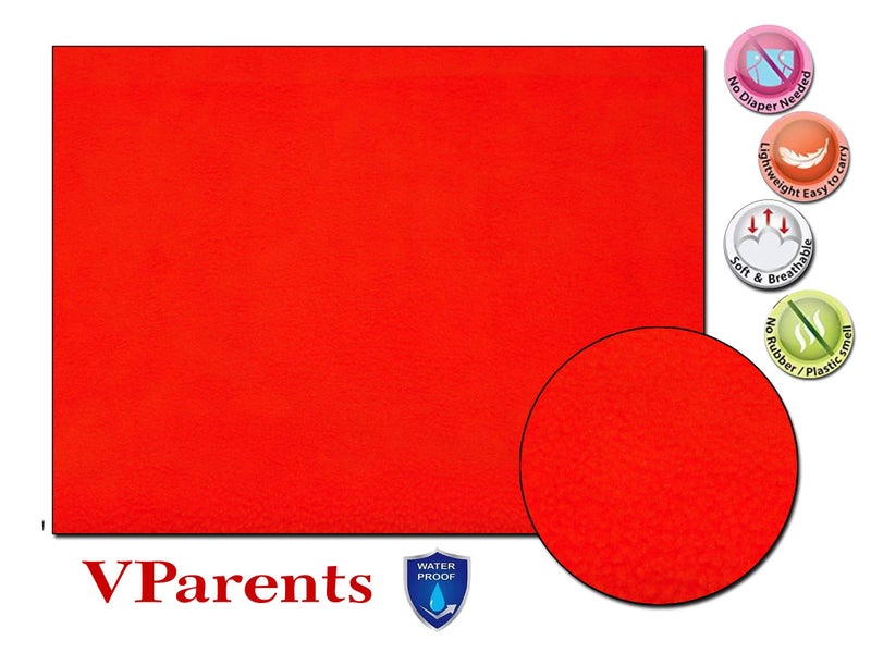 VParents واقي سرير الأطفال المقاوم للماء من VParents مع خدود ممتلئة قابل لإعادة الاستخدام (توفي، صغير) - Image 2