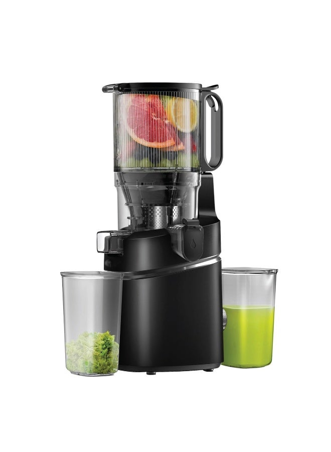 آرشيا عصّارة فواكه وخضروات بطيئة Arshia Slow Juicer – موتور 250 وات – فتحة تغذية واسعة 130 مم – نظام ترشيح ثلاثي – تشغيل هادئ – مضاد للتنقيط – ضمان 18 شهر - Image 1