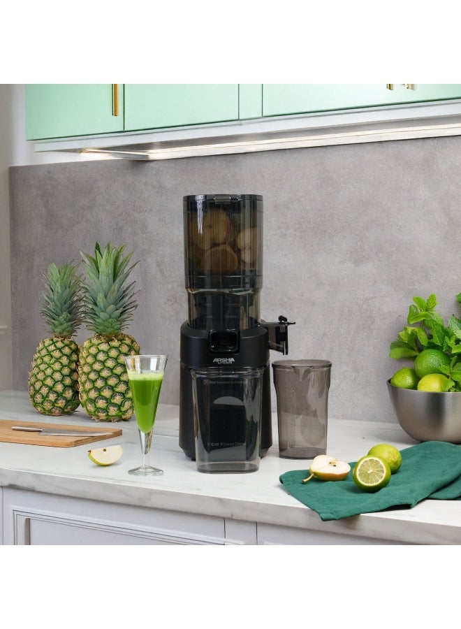 آرشيا عصّارة فواكه وخضروات بطيئة Arshia Slow Juicer – موتور 250 وات – فتحة تغذية واسعة 130 مم – نظام ترشيح ثلاثي – تشغيل هادئ – مضاد للتنقيط – ضمان 18 شهر - Image 5