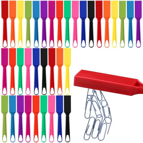 Sanwuta 28 Pcs Magnetic Bingo Wand for Kids Educational 8 Inch Rainbow Magnet Wand with Bar Magnet Sticks Science Experiment Tools for Preschool Learning Toys Classroom Bingo Games - Image 1