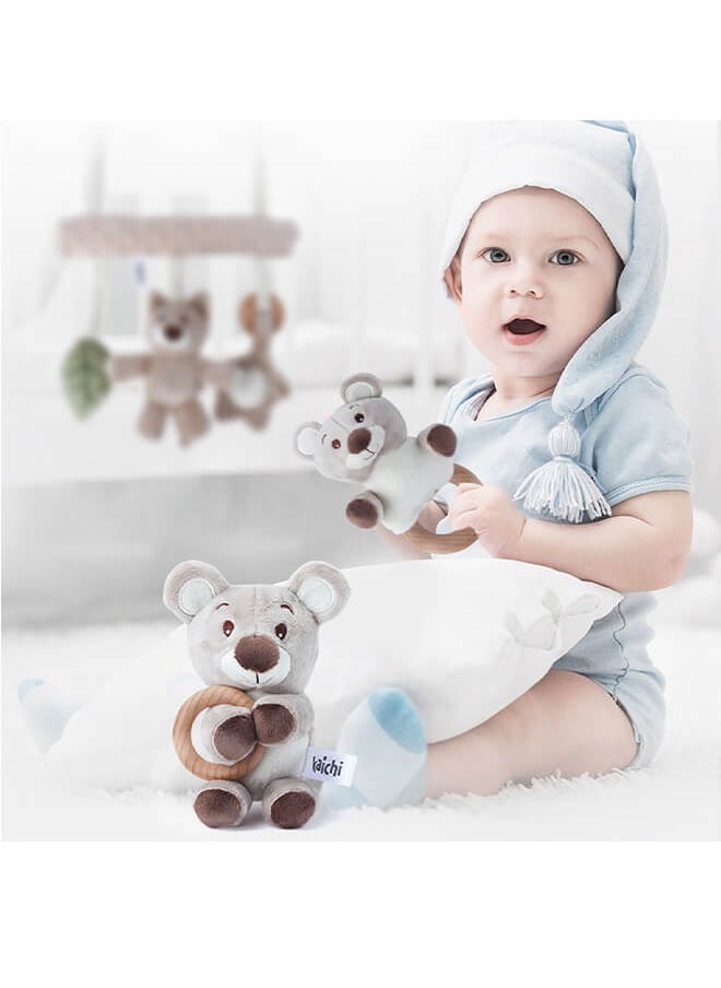 Riolio - Luxury Newborn Rattle Gift Box - Multifunctional Teething and Soothing Toy, Exclusive Premium Gift for Babies - Image 1