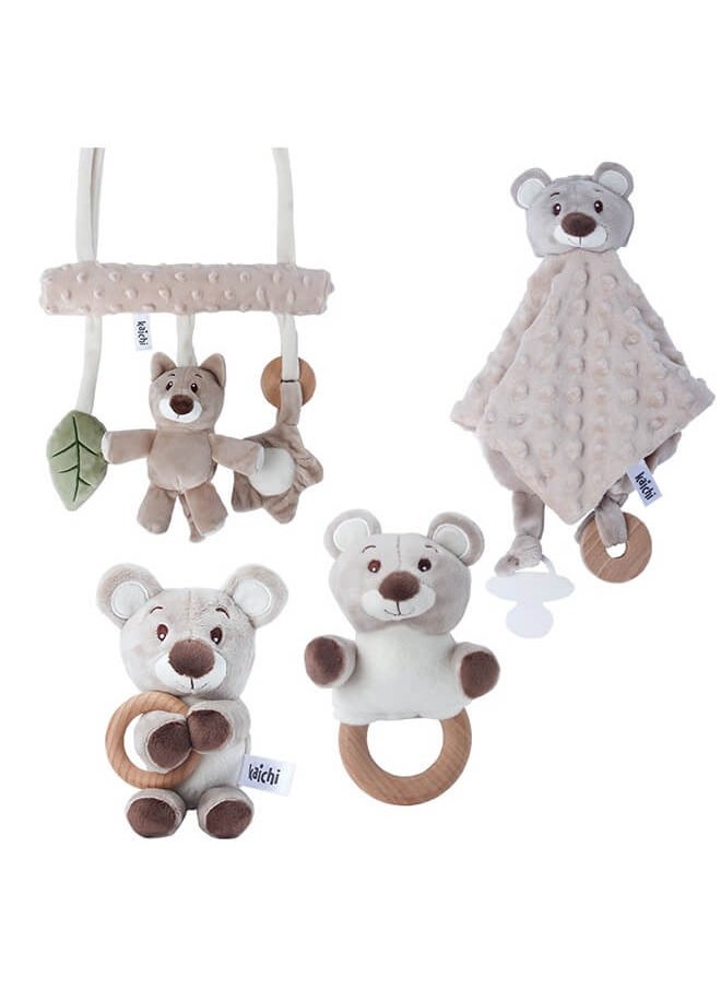 Riolio - Luxury Newborn Rattle Gift Box - Multifunctional Teething and Soothing Toy, Exclusive Premium Gift for Babies - Image 1