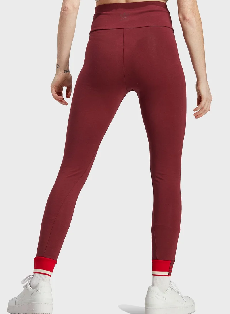 adidas Originals Ribbed Cuffed 7/8 Tights