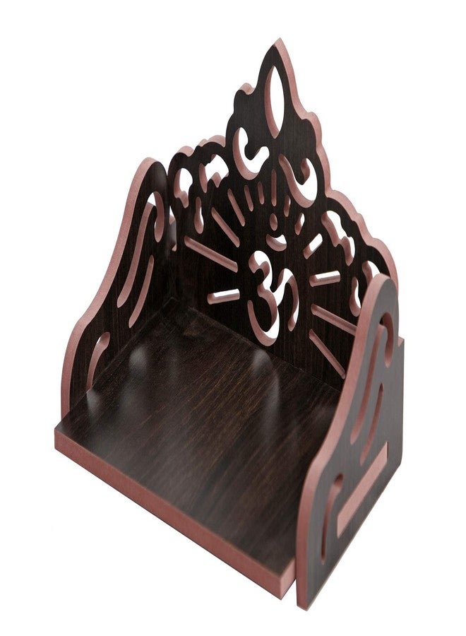 MS ENTERPRISE Wooden Singhasan Temple for God, Laddu Gopal Sinhasan for Pooja Mandir, Singhasan for Diwali, Durga Pooja, Navratri, Ganesh Chaturthi - Multicolor (5.5 * 6 * 8 Inch) (Black A) - Image 3