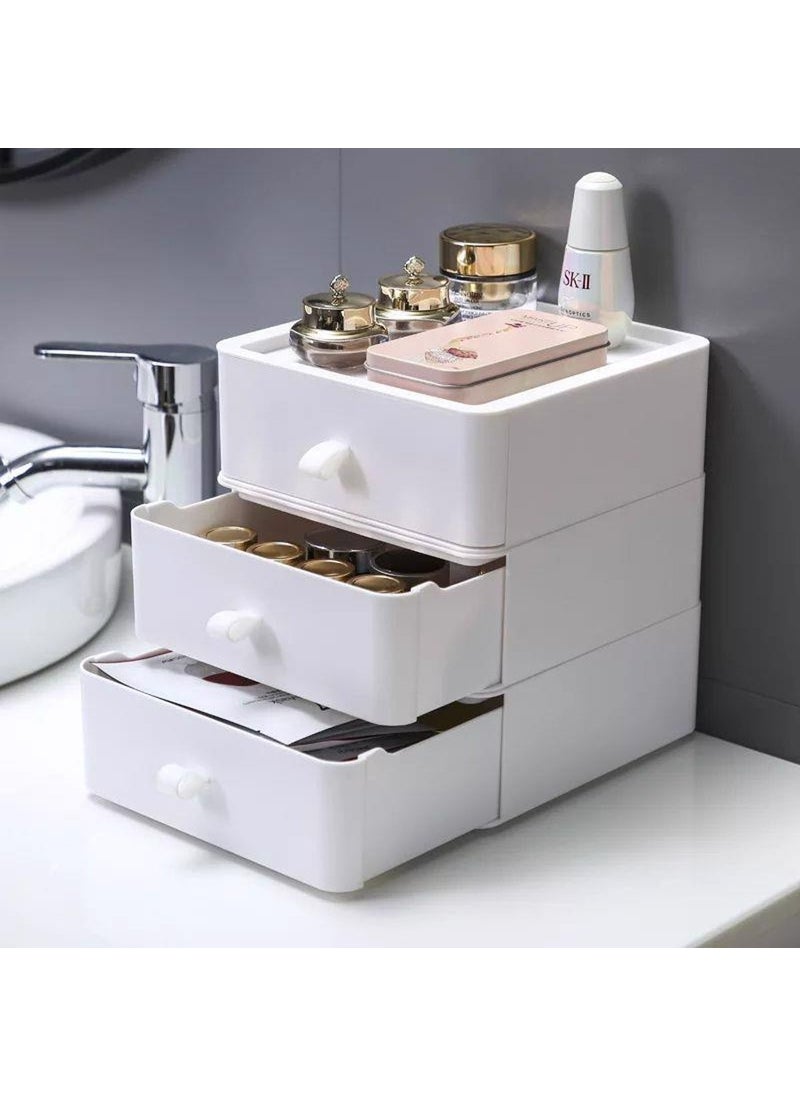 Senza Nivabox 3-Piece Jewelry, Make-up and Cosmetics Plain - white  - Image 4
