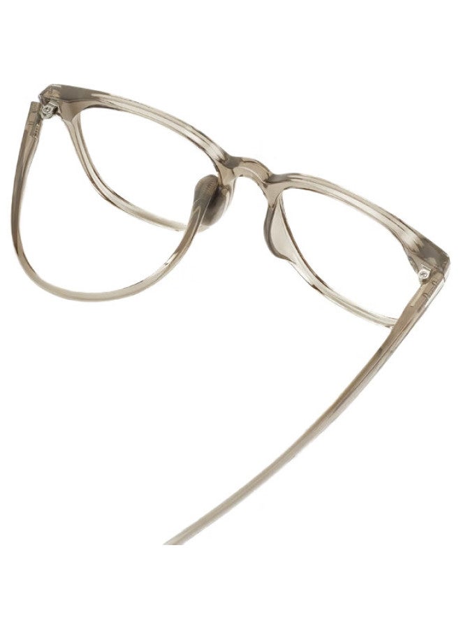 Zeiss Anti-Radiation Blue Light Blocking Glasses, Prescription Available, Protective Eyewear, Transparent Tea, Ouna Non-Prescription Blue Light Blocking (Jingcang) - Image 3