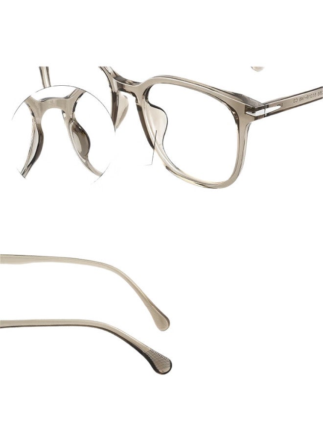 Zeiss Anti-Radiation Blue Light Blocking Glasses, Prescription Available, Protective Eyewear, Transparent Tea, Ouna Non-Prescription Blue Light Blocking (Jingcang) - Image 2