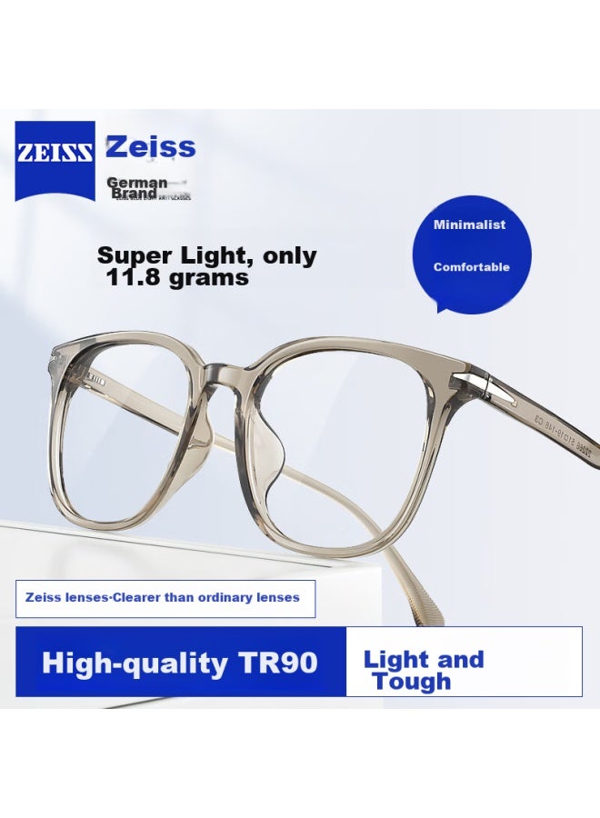زايس Zeiss نظارات حجب الضوء الأزرق المضادة للإشعاع، متوفرة بوصفة طبية، نظارات واقية، شفافة شاي، Ouna حجب الضوء الأزرق بدون وصفة طبية - Image 1