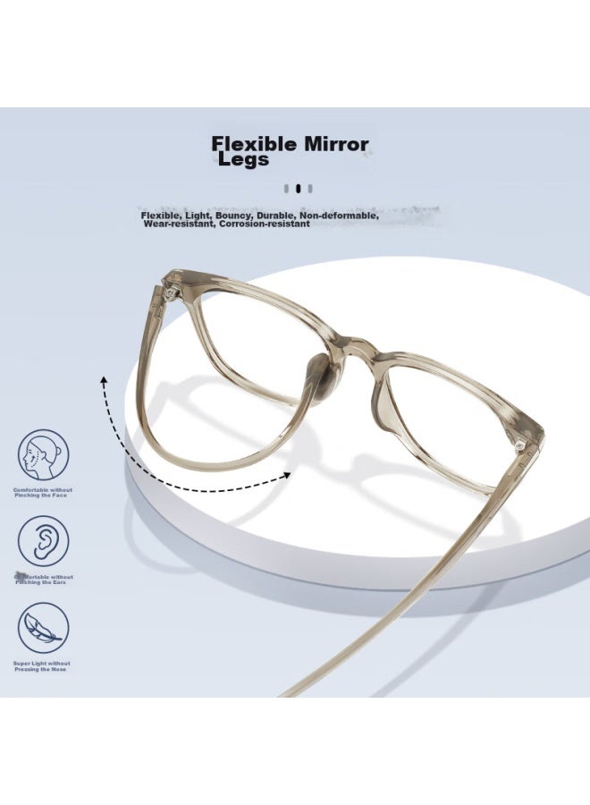 زايس Zeiss نظارات حجب الضوء الأزرق المضادة للإشعاع، متوفرة بوصفة طبية، نظارات واقية، شفافة شاي، Ouna حجب الضوء الأزرق بدون وصفة طبية - Image 3