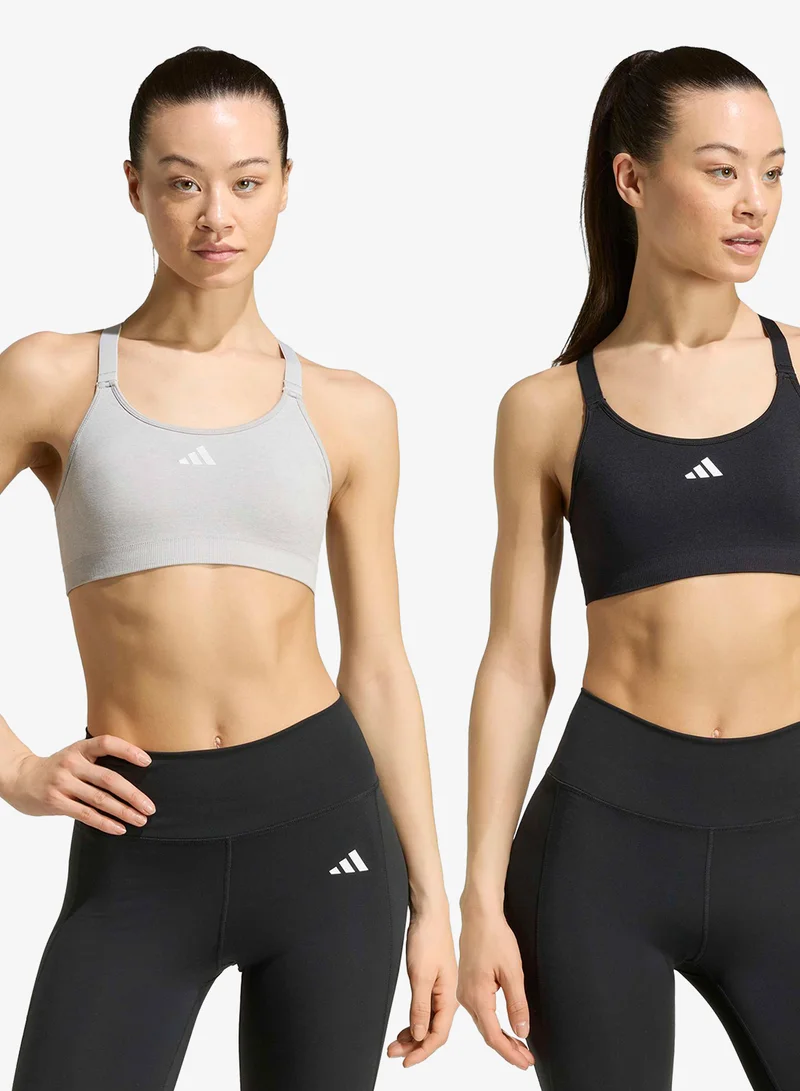 Optime Seamless Double Pack Bra