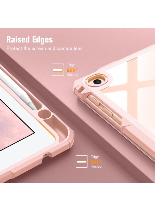 iPad 6th Generation Cover 2018 Hybrid Case with Pencil Holder Compatible with iPad 5th Gen 2017/ iPad Air 2/ iPad Air 9.7" - Shockproof Protective Case with Clear Hard Back Case - Image 5