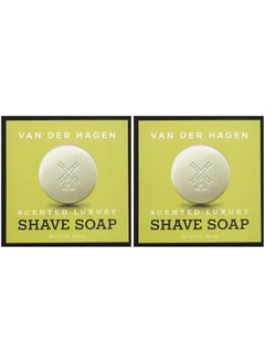Van der Hagen Van Der Hagen Mens Luxury Scented Shave Soap 35 Ounce Pack of 2 