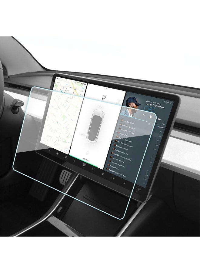 أتش بي أس واقي شاشة زجاجي عالي الجودة لسيارات تسلا موديل Y و موديل 3 (2019–2023) – زجاج مقوّى مع أدوات التركيب - Image 4