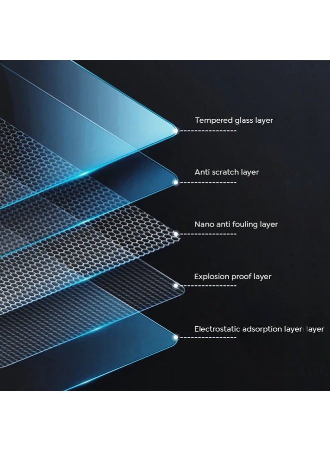 أتش بي أس واقي شاشة زجاجي عالي الجودة لسيارات تسلا موديل Y و موديل 3 (2019–2023) – زجاج مقوّى مع أدوات التركيب - Image 3