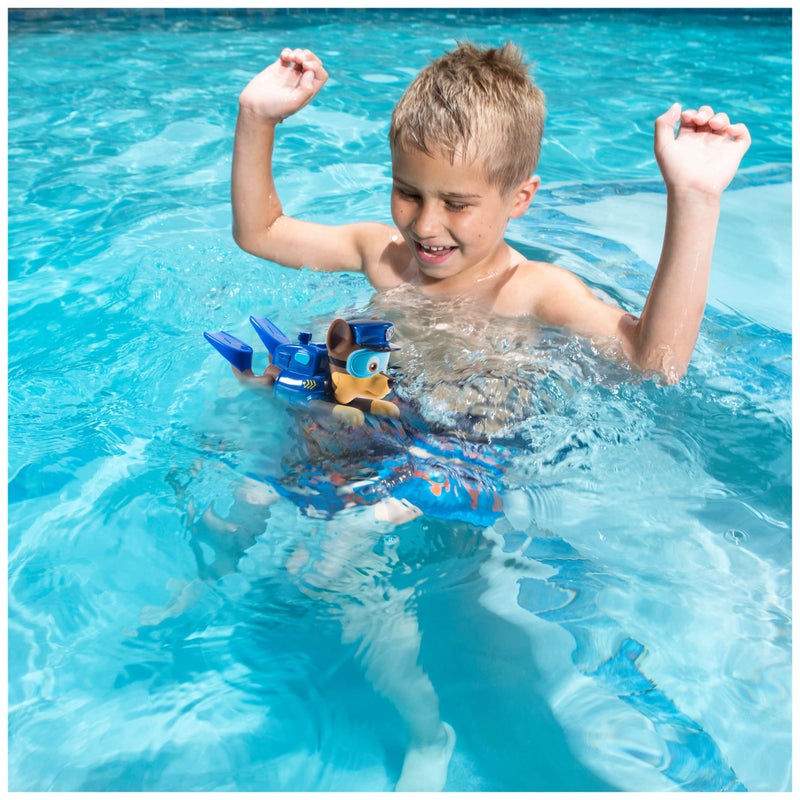 SwimWays Paw Patrol Paddlin' Pups Pool Toys & Outdoor Games, Bath Toys & Pool Party Supplies for Kids Aged 4 & Up, No Batteries Required, Chase - Image 2