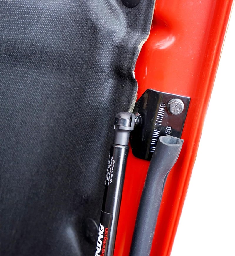 Redline Tuning 21-20003-02 Hood QuickLIFT Plus Compatible with Jeep Wrangler JL 2018+ & Compatible with Jeep Gladiator JT 2020+ (Bolt-in System - All Black Components) - Image 4