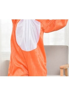 Brain Giggles Brain Giggles Fox Animal Plush Costume Design Halloween Carnival Party Jumpsuit for Kids Boys & Girls Medium  - Image 3
