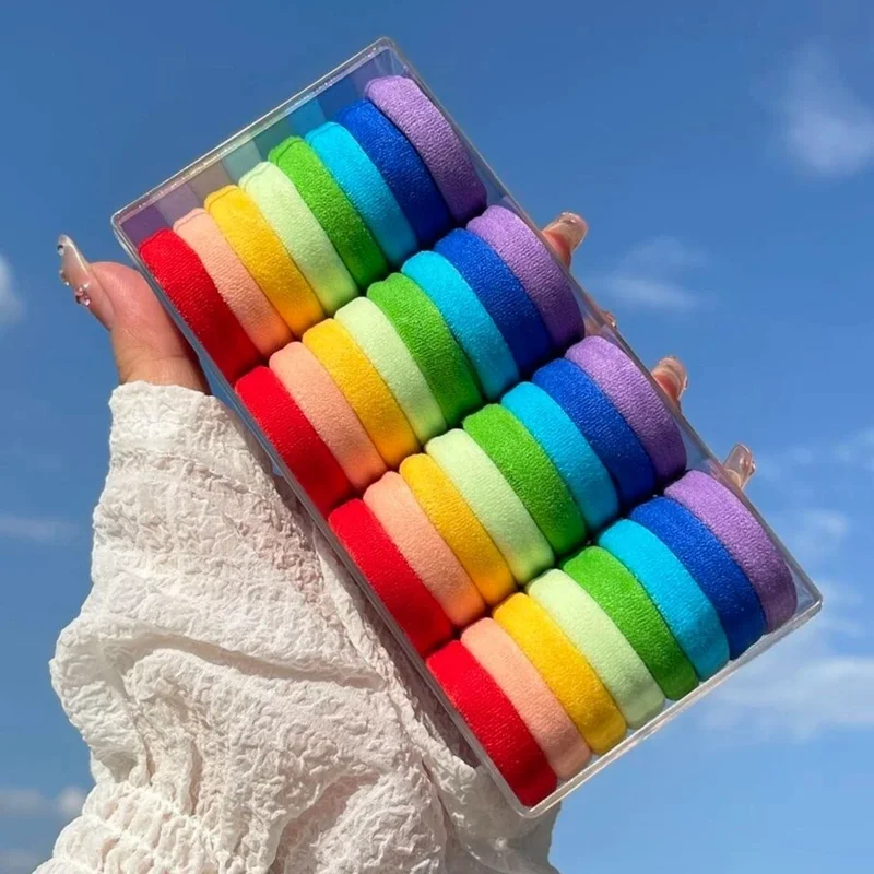 دي زي سي كوزنلر أفم 50 Pcs Flexible Colorful Medium Size Hair Clips