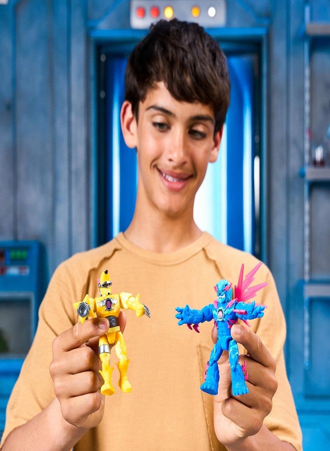 مستر بيست لاب مجموعة MrBeast Lab Hybrids المتعددة، اكشف عن أجزاء هجينة مختلفة لإنشاء شخصيتين قابلتين للمزج والمطابقة، بالإضافة إلى أجزاء من تنين النمر الذهبي، ادمج ملايين تركيبات الوحوش - ليجر ضد رجل الموز - Image 2