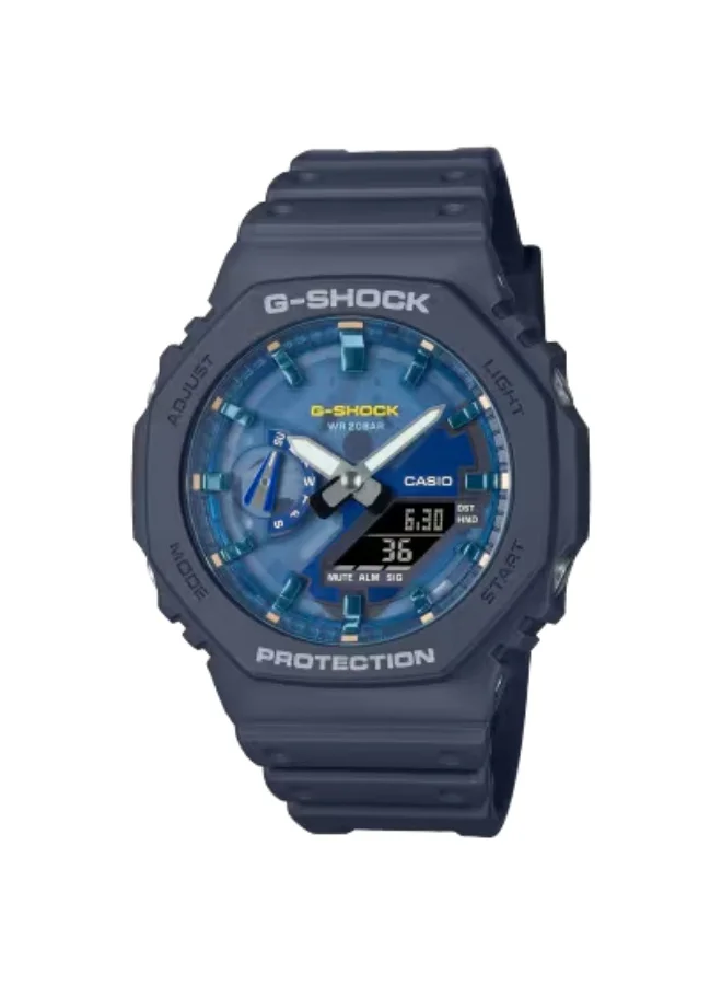 G-SHOCK Men's Resin Analog-Digital Watch GA-2100AS-2ADR - 45.4 mm