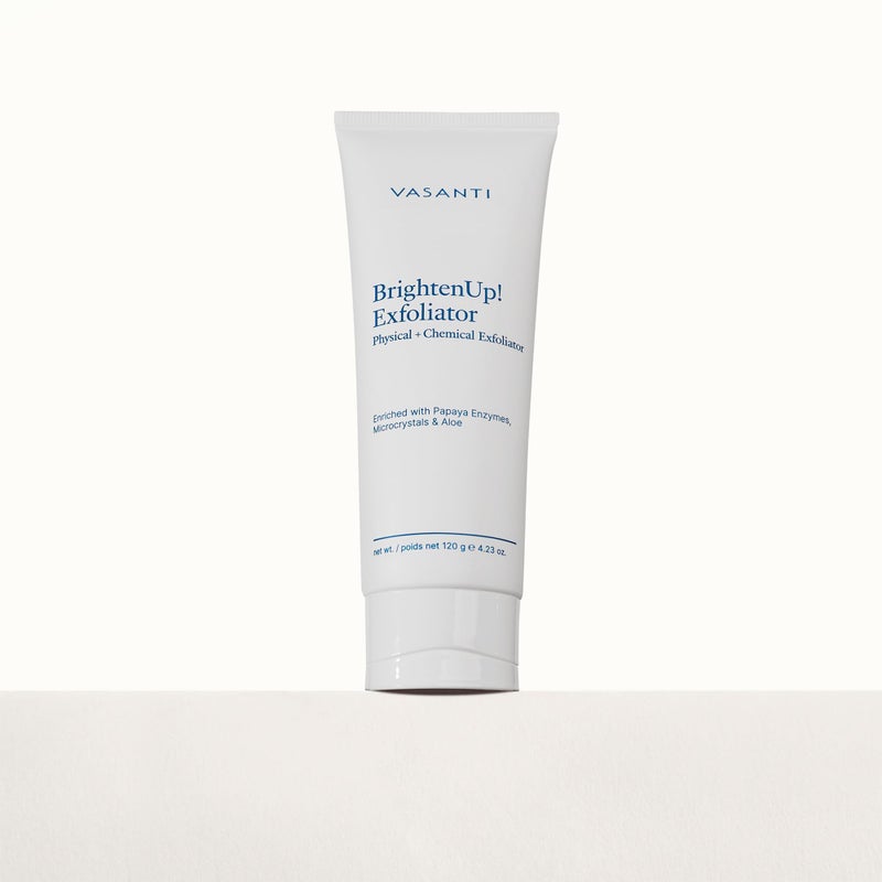 VASANTI Exfoliating Face Wash, Original Size (120g) - Enzymatic Face Rejuvenator which is Enriched with Papaya, Microcrystals, Aloe Vera - Get Healthy Glowing Skin - Image 4