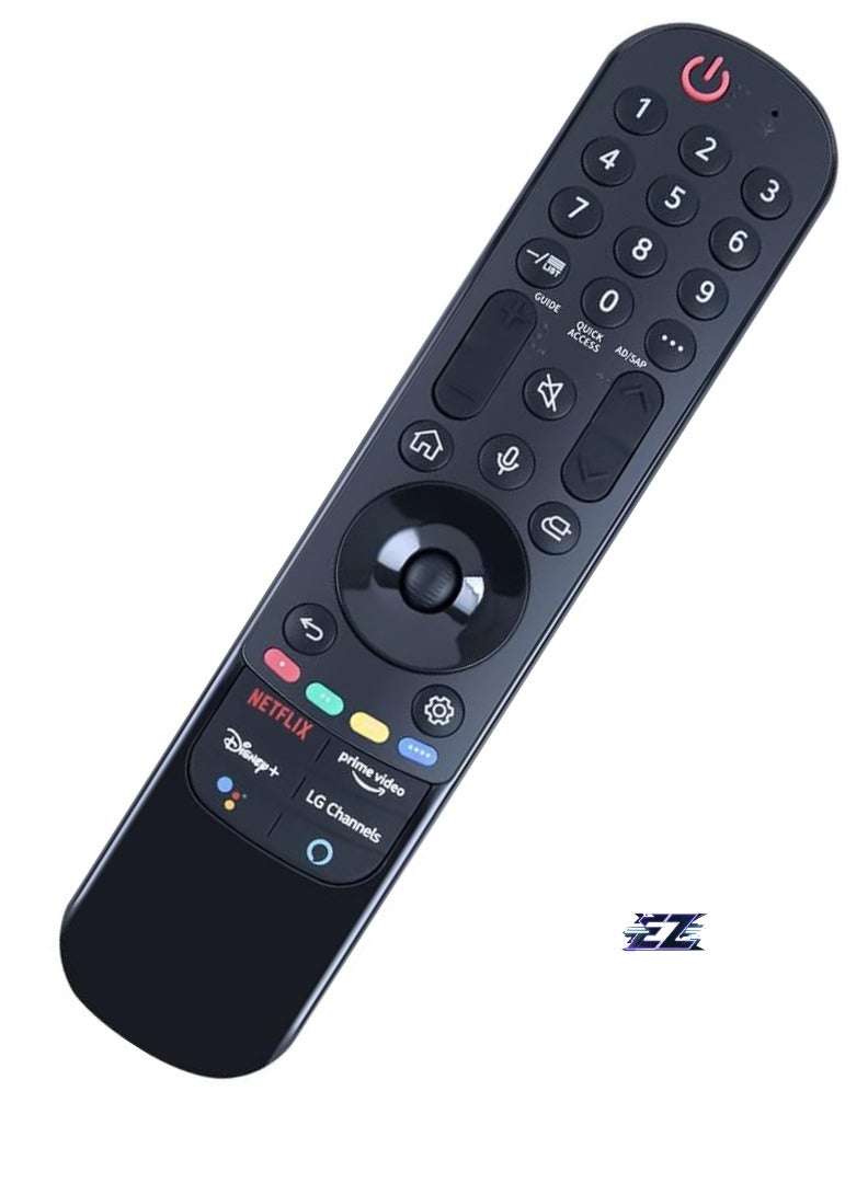 ELTRAZONE Replacement MR21GC MR21GA Magic Voice Remote Control for LG Magic Smart TV – Compatible with 2019, 2020, 2021 OLED G1, C1, A1 Series, Mini-LED QNED99, QNED90, NanoCell NANO99, NANO90, NANO85, NANO75 Series – Voice Control & Easy Navigation, Battery Included - Image 2