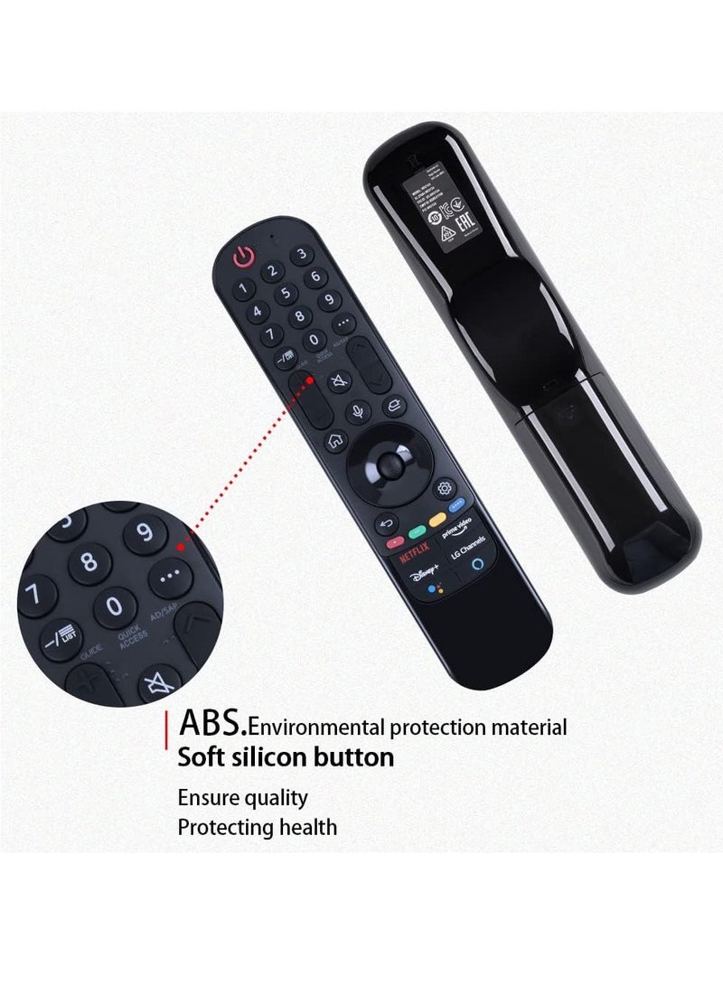 ELTRAZONE Replacement MR21GC MR21GA Magic Voice Remote Control for LG Magic Smart TV – Compatible with 2019, 2020, 2021 OLED G1, C1, A1 Series, Mini-LED QNED99, QNED90, NanoCell NANO99, NANO90, NANO85, NANO75 Series – Voice Control & Easy Navigation, Battery Included - Image 4