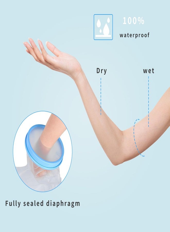 SUPERNIGHT Child Cast Cover for Shower Arm Waterproof, Teen Short Arm Cast Protector for Shower, Watertight Cast Bandage Protector Bag for Broken Surgery Wound Hands, Wrists, Arms, Elbow - Image 4