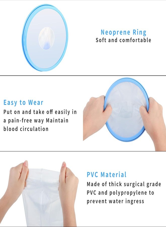 SUPERNIGHT Child Cast Cover for Shower Arm Waterproof, Teen Short Arm Cast Protector for Shower, Watertight Cast Bandage Protector Bag for Broken Surgery Wound Hands, Wrists, Arms, Elbow - Image 5