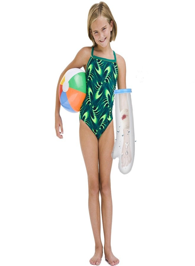 SUPERNIGHT Child Cast Cover for Shower Arm Waterproof, Teen Short Arm Cast Protector for Shower, Watertight Cast Bandage Protector Bag for Broken Surgery Wound Hands, Wrists, Arms, Elbow - Image 1