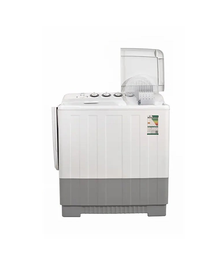 GENERAL SUPREME - Washing Machine Semi Automatic Twin Tub 18 KG ً white & Grey - Image 1