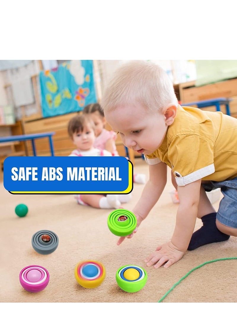 Zikra 4PCS Fidget Toys for Kids Teens Adults Relieve Stress Exercise Finger Flexibility Fidget Spinner Gyro Fidget Toys Gifts for Boys Girls Party Favors for Boys Girl - Image 2