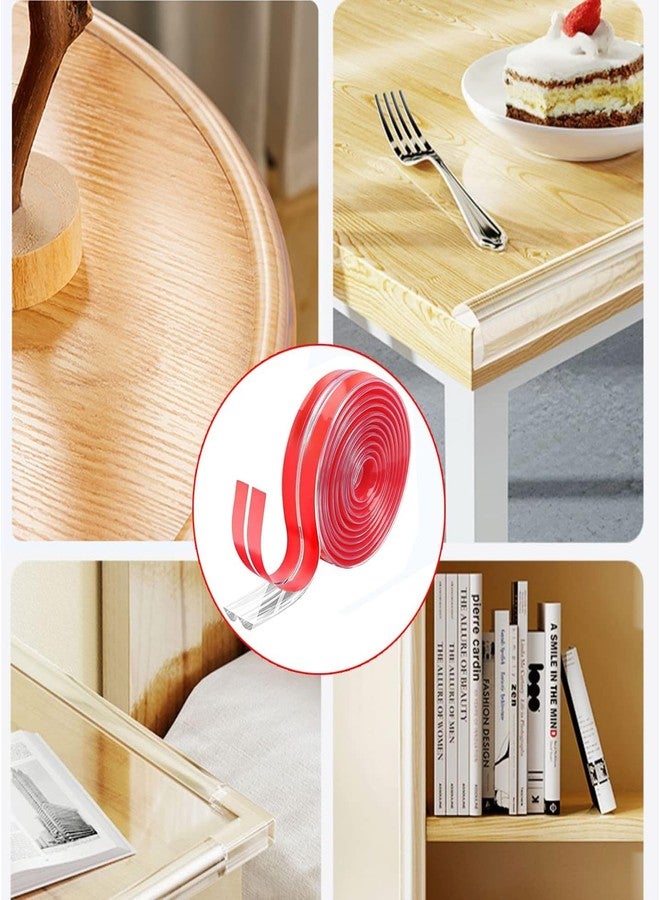 Trifecta Baby Proofing, Edge Protector Silicone, Soft Corner Protectors for Kids, Pre-Tape Adhesive Edge Guard for Kids Safety, Child Drawer Furniture Cabinet Bumper (15mmx15mm - 3 Meter) - Image 3