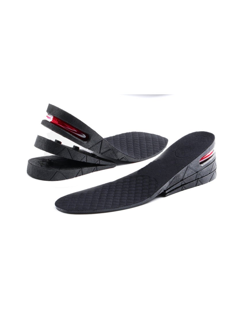 4-Layer Unisex Height Hight Increase Shoe Insoles Lifts for Men Women Shoe Pad Lift Kit Air Cushion Heel Inserts 4 Layer - Image 3