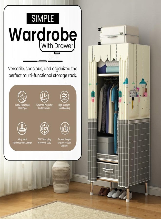 StarAndDaisy Collapsible Wardrobe for Clothes/Storage Organizer Wardrobe for Multipurpose, Cloth, Shoes, Books Organizer - Image 2