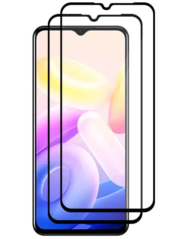 CATANES 2 Pack For Vivo Y33s 5G Screen Protector Tempered Glass Full Glue Back - Image 2