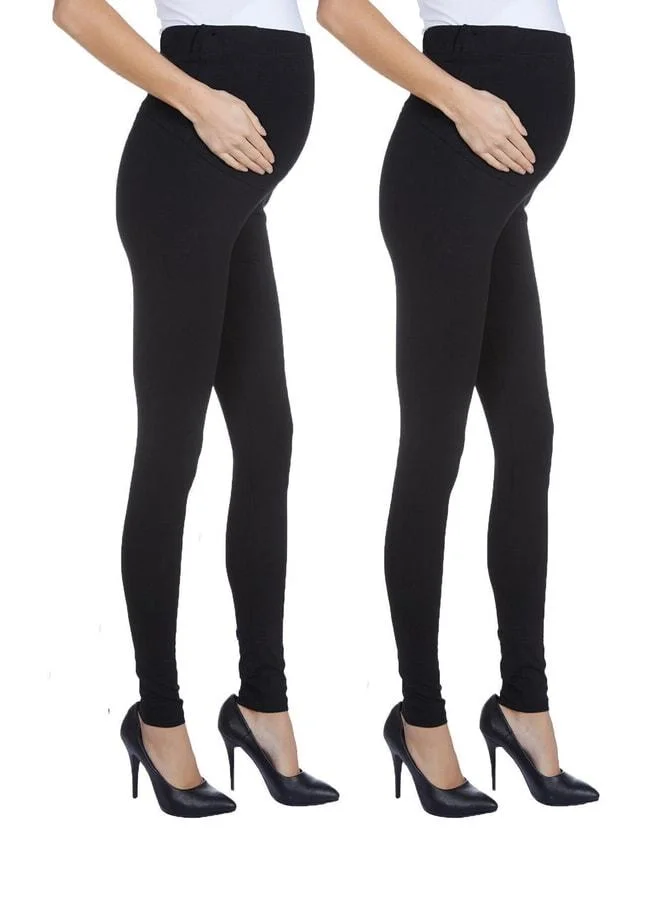 LuvmaBelly Myra8001_8009 Adjustable Waist Maternity Legging Set.