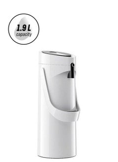 emsa 19L Pump Vacuum Flask Jug Plastic White 