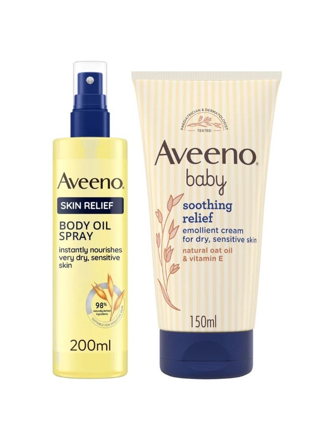 Aveeno Mum and Baby Moisturising Duo - Image 1