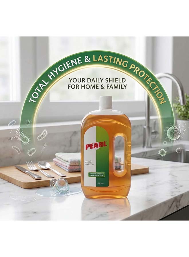 Pearl Antiseptic Disinfectant Liquid 1.5L Pack 2 x 750ml Multipurpose Hygiene Liquid for Personal/Daily hygiene Clothes, Surface and Home Cleaning 750 ML X 2 - Image 1