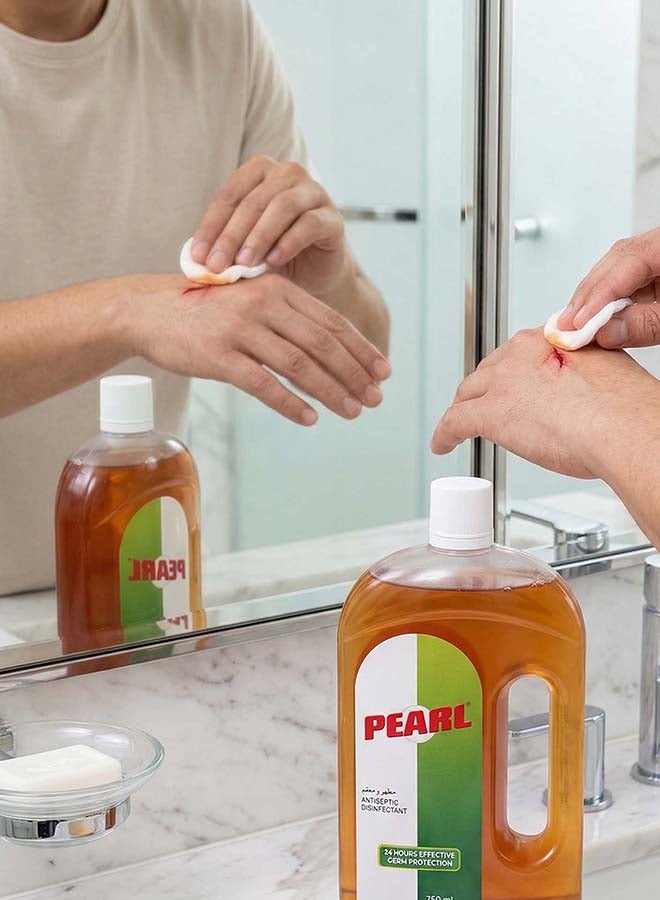 Pearl Antiseptic Disinfectant Liquid 1.5L Pack 2 x 750ml Multipurpose Hygiene Liquid for Personal/Daily hygiene Clothes, Surface and Home Cleaning 750 ML X 2 - Image 4